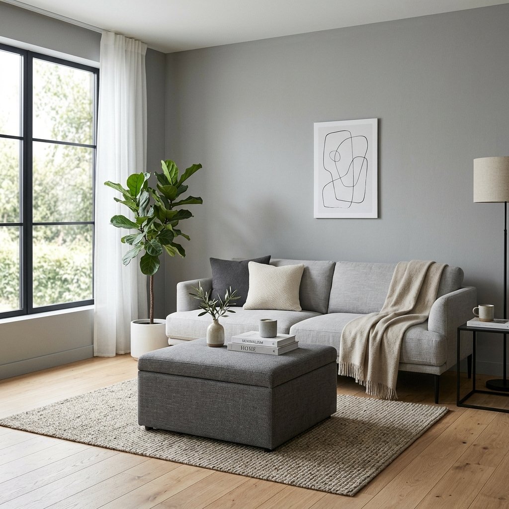 30 Grey Living Room Ideas That Make Any Space Look Luxurious 21 Minimalist Grey Living Room Ideas