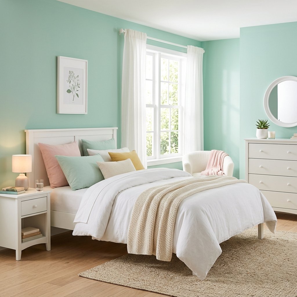 30 Green Bedroom Ideas That Bring Calm and Character 6 Mint Green Bedroom Ideas