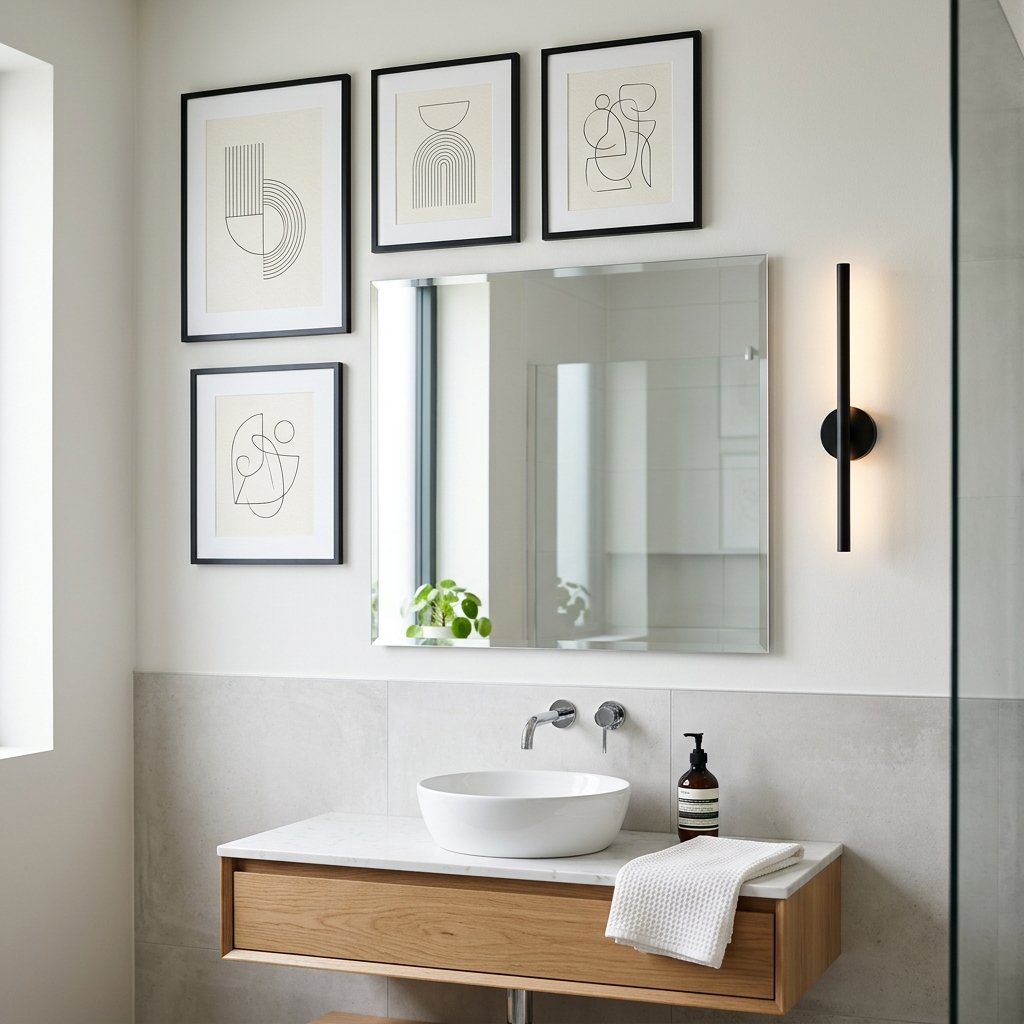 30 Bathroom Wall Decor Ideas to Elevate Every Space 18 Bathroom Wall Decor for Modern Style Ideas