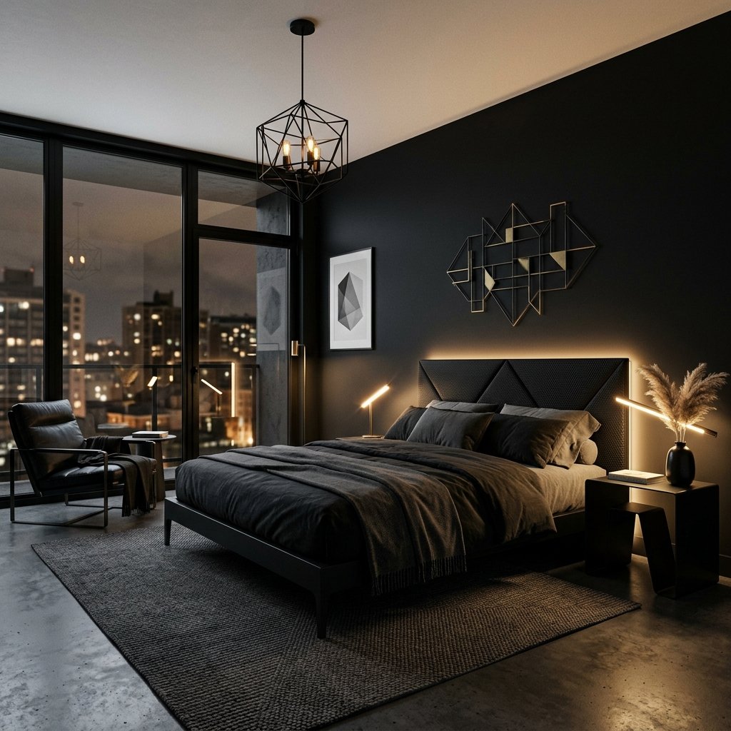 30 Black Bedroom Ideas That Look Expensive Without Breaking the Budget 21 Modern Black Bedroom Ideas