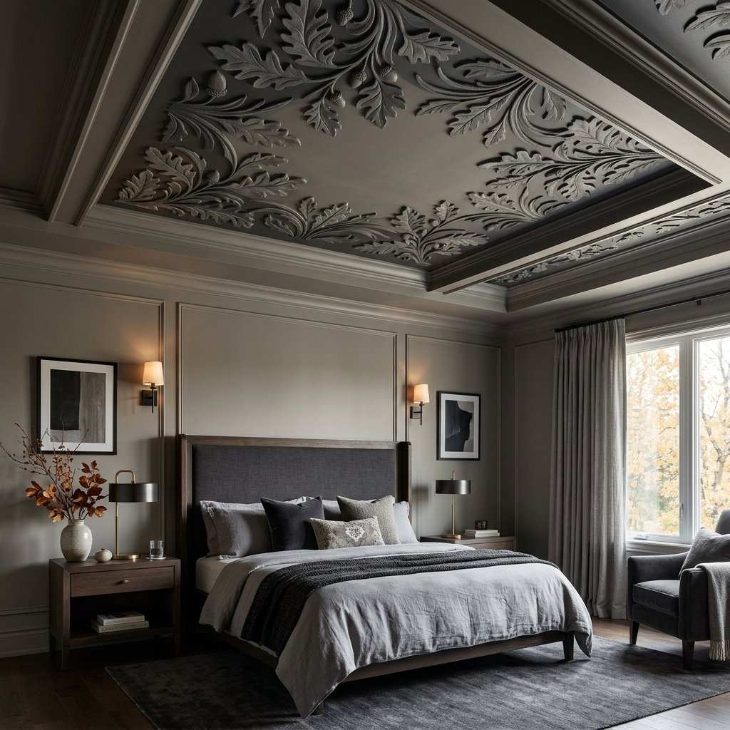 30 Bedroom Fall Ceiling Designs Ideas: for Modern and Cozy Spaces 25 Monochrome Fall Ceiling Ideas