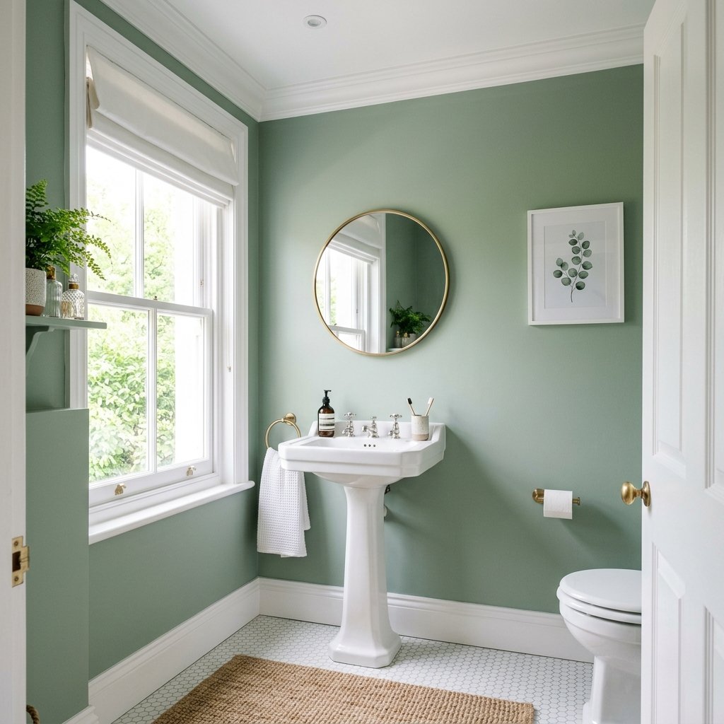 30 Green Bathroom Ideas That Bring Calm and Character to Any Space 19 Green Bathroom Paint Ideas
