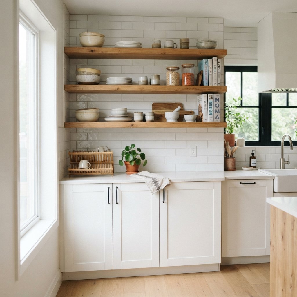 30 IKEA Kitchen Ideas: Inspiring Ways to Reimagine Your Space 12 Open Shelving IKEA Kitchen Ideas