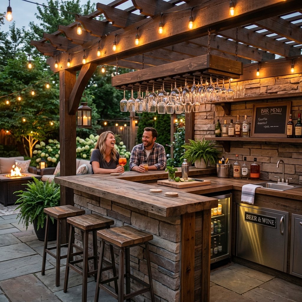 30 Smart Outdoor Kitchen Ideas for Comfortable Outdoor Cooking 8 Outdoor Kitchen Bar Ideas