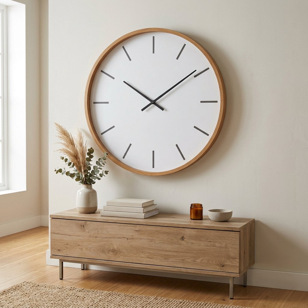 30 Living Room Wall Decor Ideas for Every Style and Space 14 Wall Clock Decor Ideas