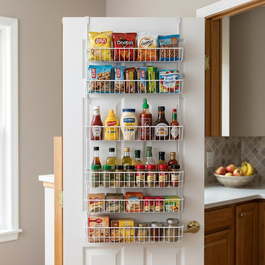30 Kitchen Organization Ideas: Ways to Transform Every Corner 15 Kitchen Pantry Door Storage Ideas