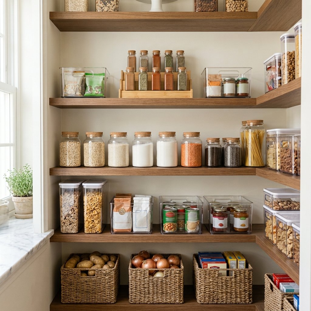 30 Kitchen Organization Ideas: Ways to Transform Every Corner 2 Pantry Organization Ideas