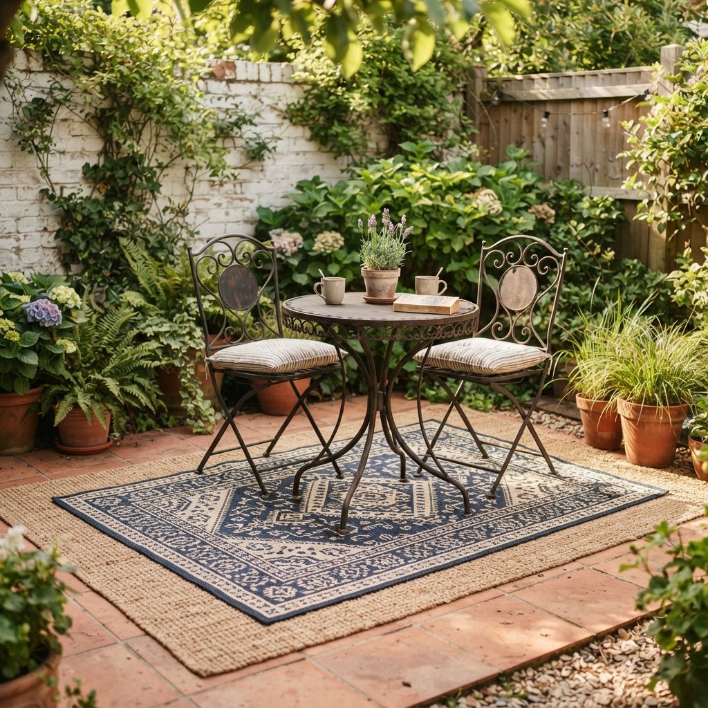 Outdoor Rug Small Patio Decorating Ideas