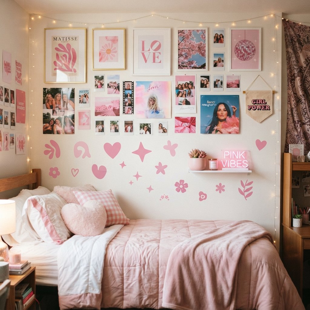 Pink Aesthetic Wall Decor Ideas