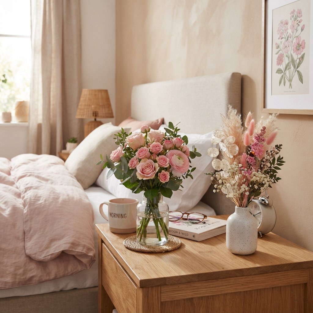Pink Floral Accent Ideas