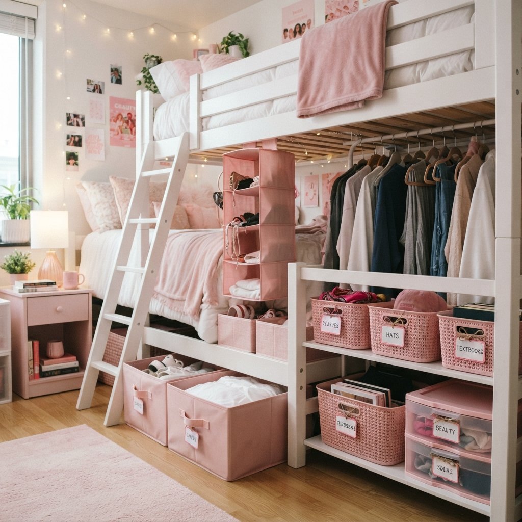 Pink Storage and Organization Ideas