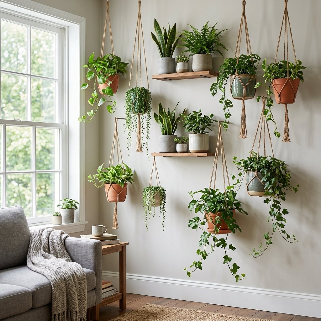 30 Living Room Wall Decor Ideas for Every Style and Space 18 Plant Living Room Wall Decor Ideas