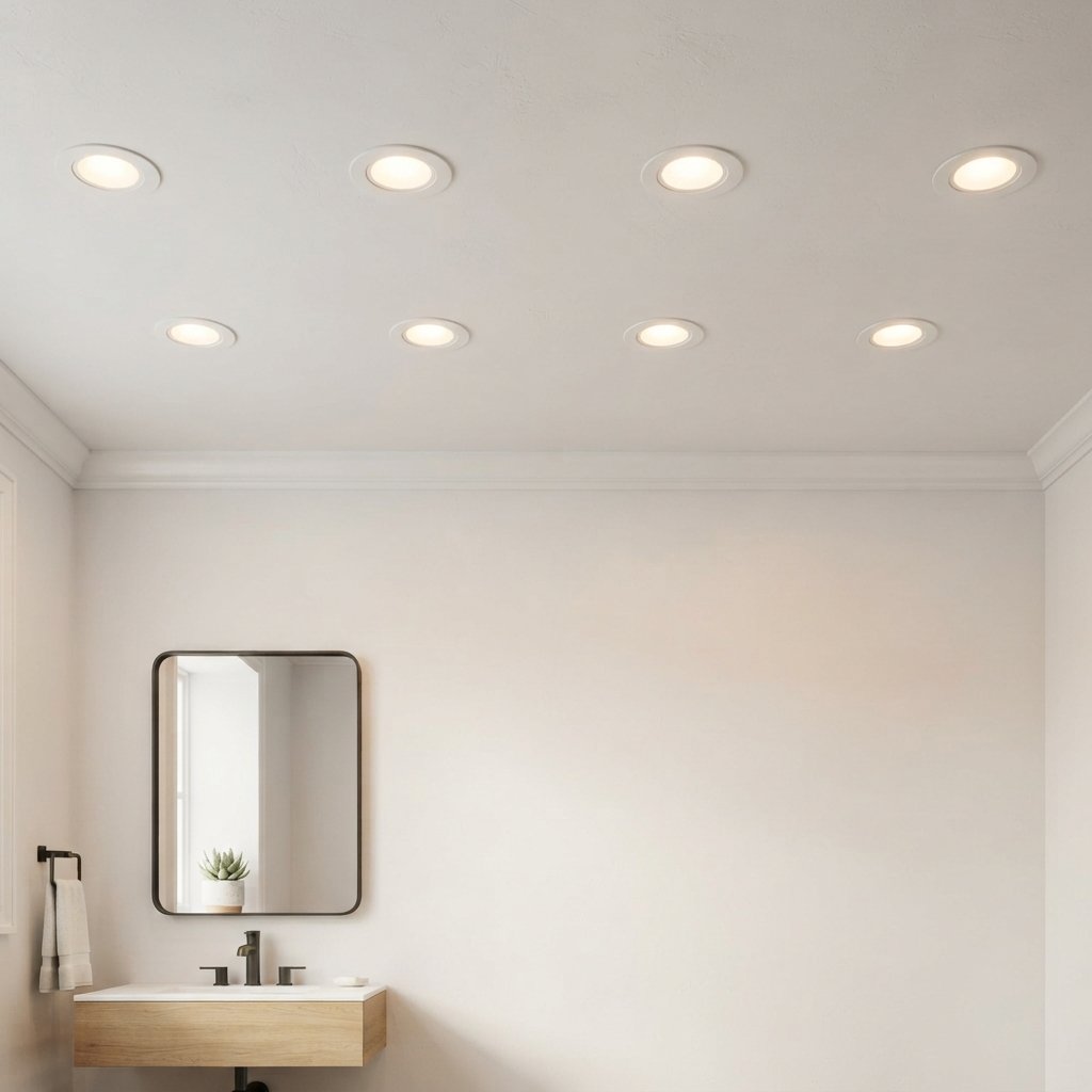 30 Bathroom Lighting Ideas to Brighten Your Space in Style 4 Recessed Ceiling Bathroom Lighting Ideas
