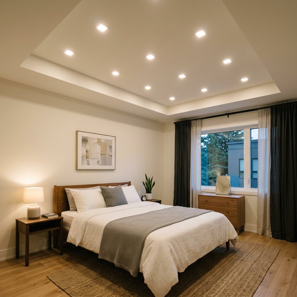 30 Bedroom Fall Ceiling Designs Ideas: for Modern and Cozy Spaces 21 Recessed Lighting Ceiling Ideas