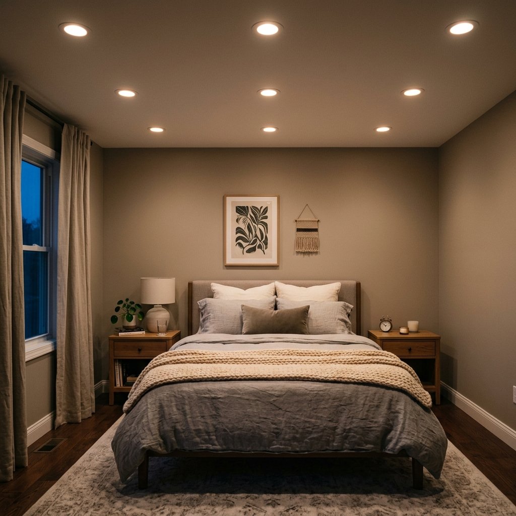 30 Fall Ceiling Designs for Bedroom That Instantly Feel Warm & Luxurious 16 Recessed Lighting Fall Ceiling Ideas