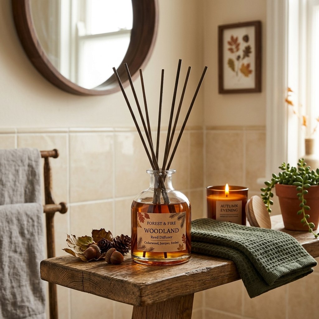 30 Fall Bathroom Decor Ideas Small Bathroom, Big Fall Vibes 25 Woodland Scent Diffuser Ideas