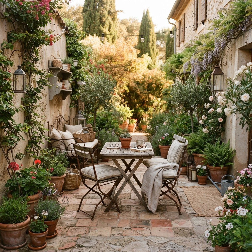 Rustic Small Patio Decorating Ideas