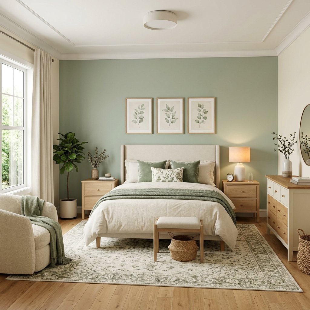 30 Sage Green Bedroom Ideas: Fresh Looks to Try Today 8 Sage Green Bedroom Ideas and Cream Bedroom Ideas