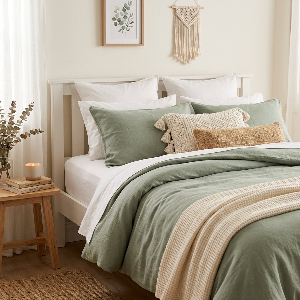 30 Sage Green Bedroom Ideas: Fresh Looks to Try Today 4 Sage Green Bedroom Ideas and White Bedroom Ideas