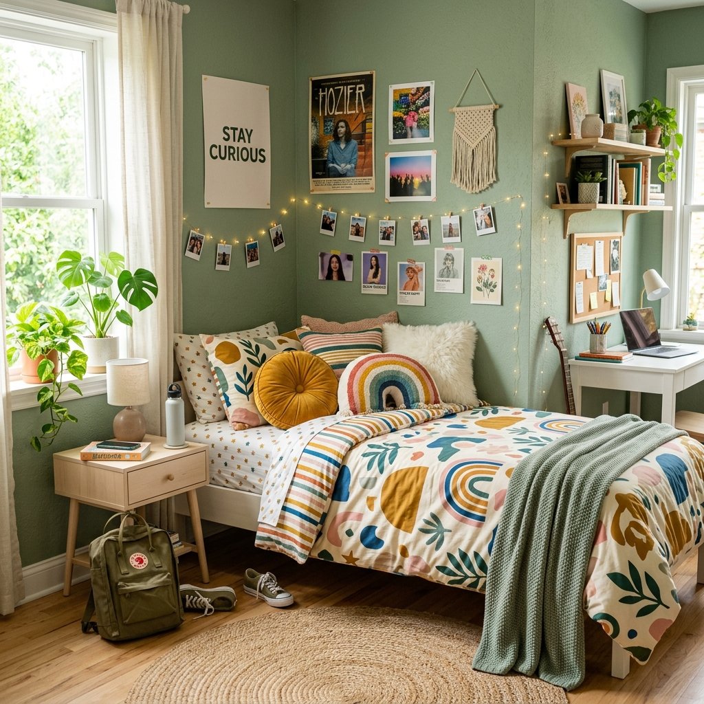 30 Sage Green Bedroom Ideas: Fresh Looks to Try Today 27 Sage Green Teen Bedroom Ideas