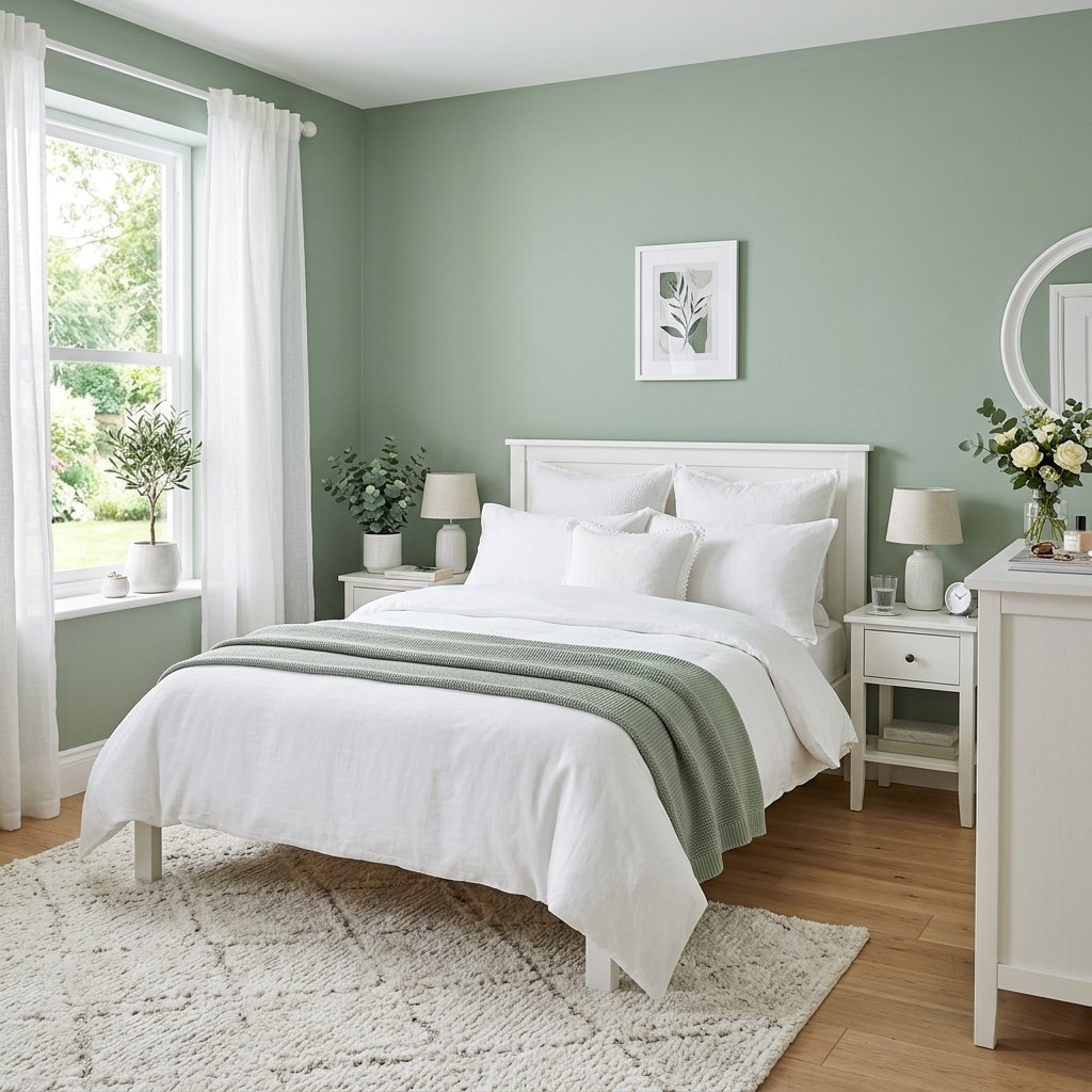 30 Sage Green Bedroom Ideas: Fresh Looks to Try Today 3 Sage Green Bedroom Ideas and White Bedroom Ideas