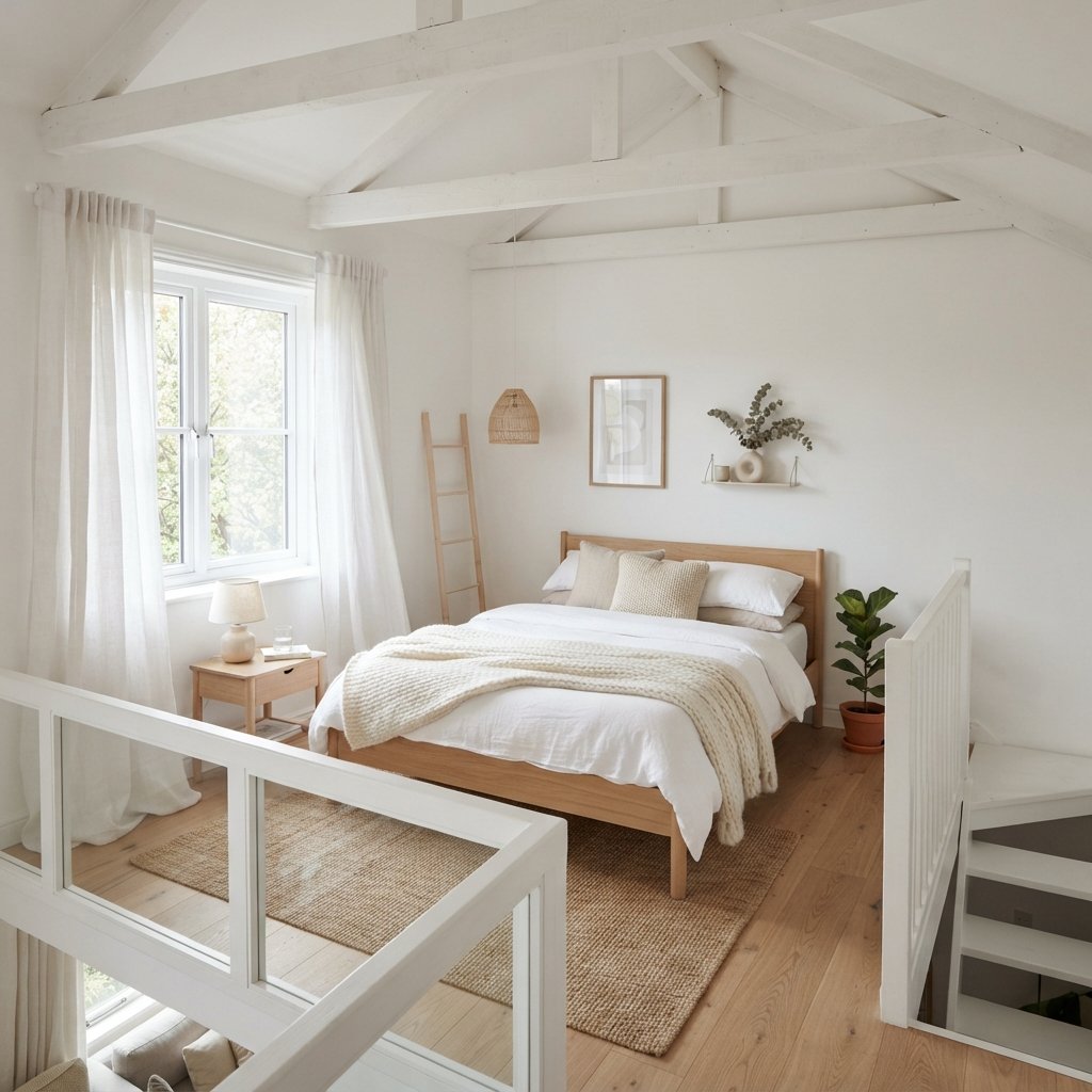 30 Loft Bedroom Ideas Creative Ways to Design Your Dream Space 8 Loft Bedroom Scandinavian Ideas
