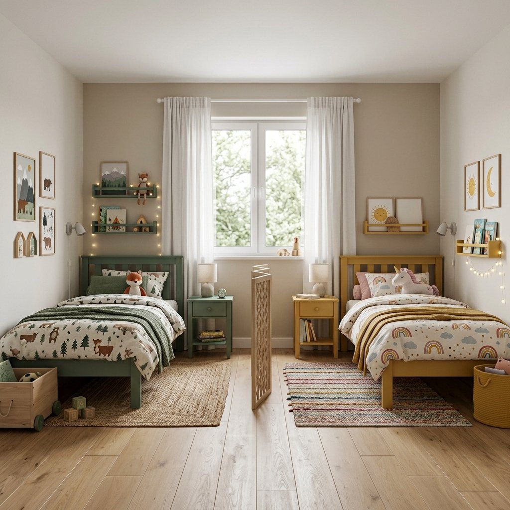 30 Kids Bedroom Ideas: Ways to Spark Their Imagination 3 Shared Kids Bedroom Ideas