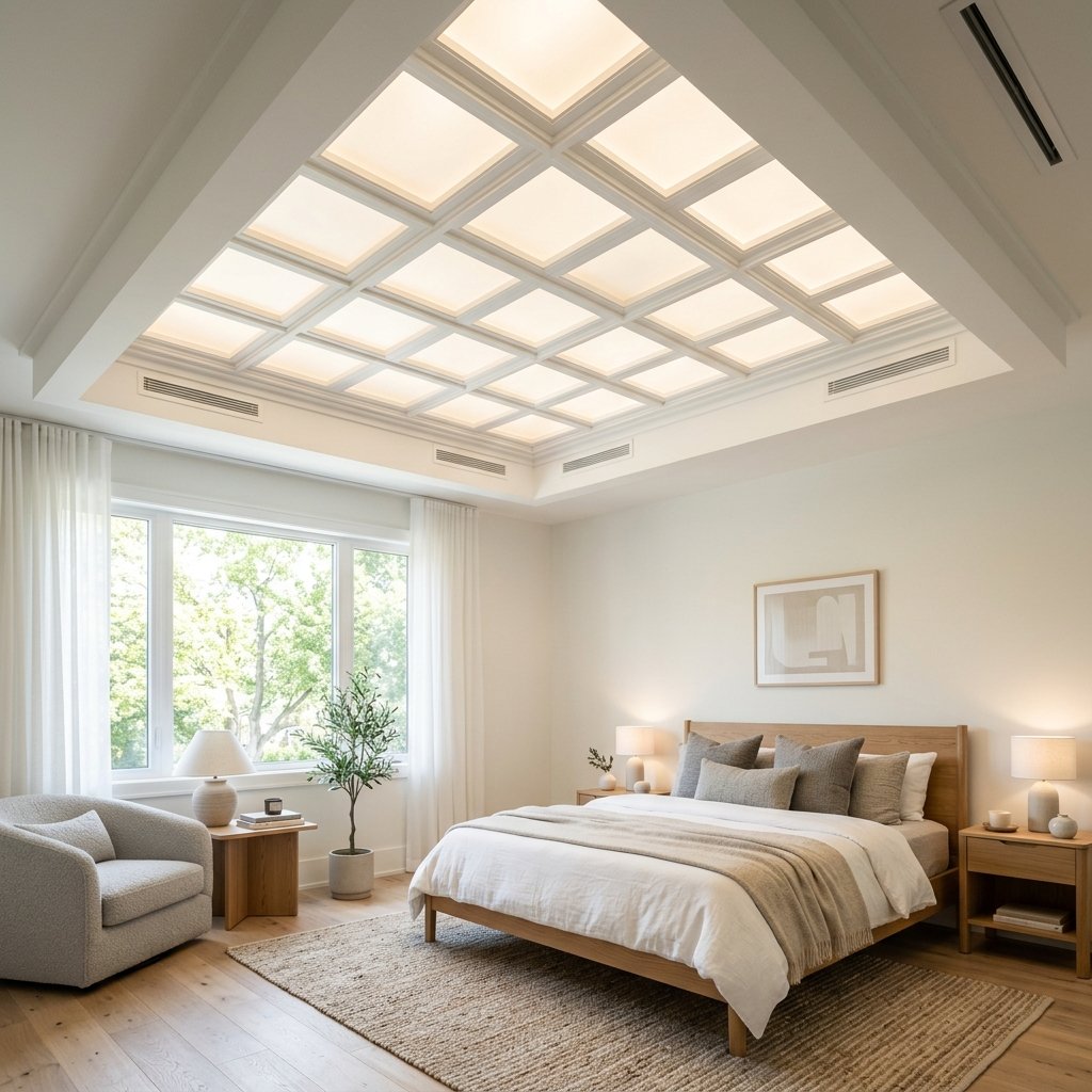 30 Bedroom Fall Ceiling Designs Ideas: for Modern and Cozy Spaces 23 Skylight-Inspired Ceiling Ideas