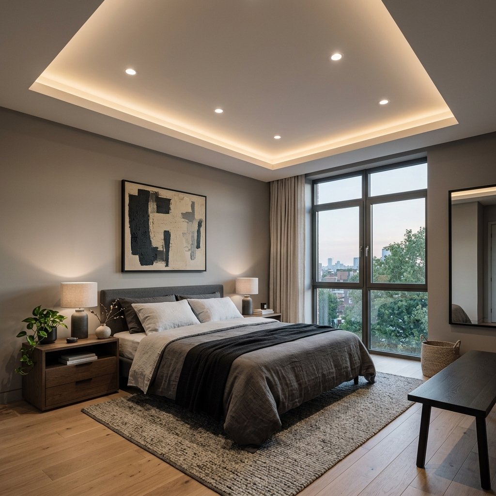 30 Fall Ceiling Designs for Bedroom That Instantly Feel Warm & Luxurious 14 Modern Fall Ceiling Ideas