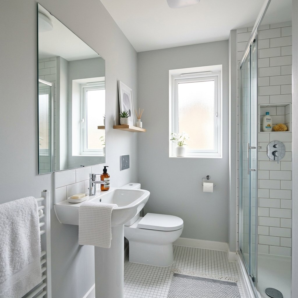 30 Grey Bathroom Ideas to Inspire Your Next Design 23 Grey Small Bathroom Ideas