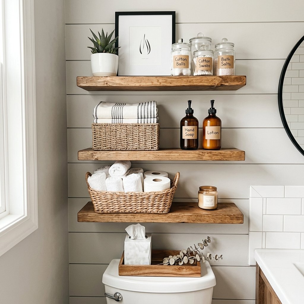 30 Cute Bathroom Ideas to Create a Cozy and Stylish Space 5 Small Bathroom Storage Ideas