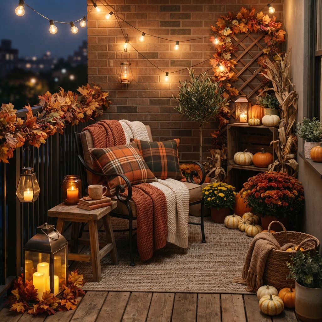 Small Patio Seasonal Decor Ideas