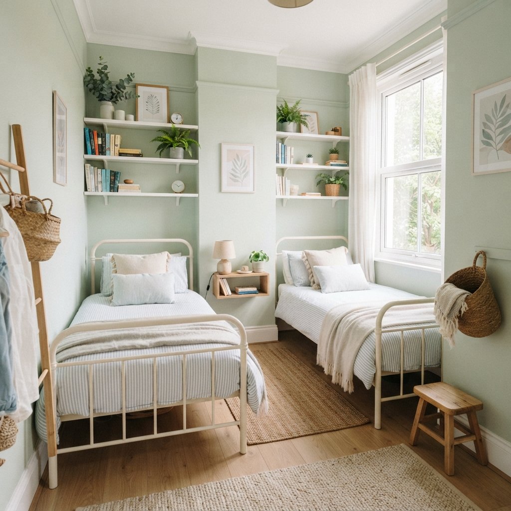 30 Twin Bedroom Ideas That Bring Fresh Style to Any Shared Space 4 Small Twin Bedroom Ideas
