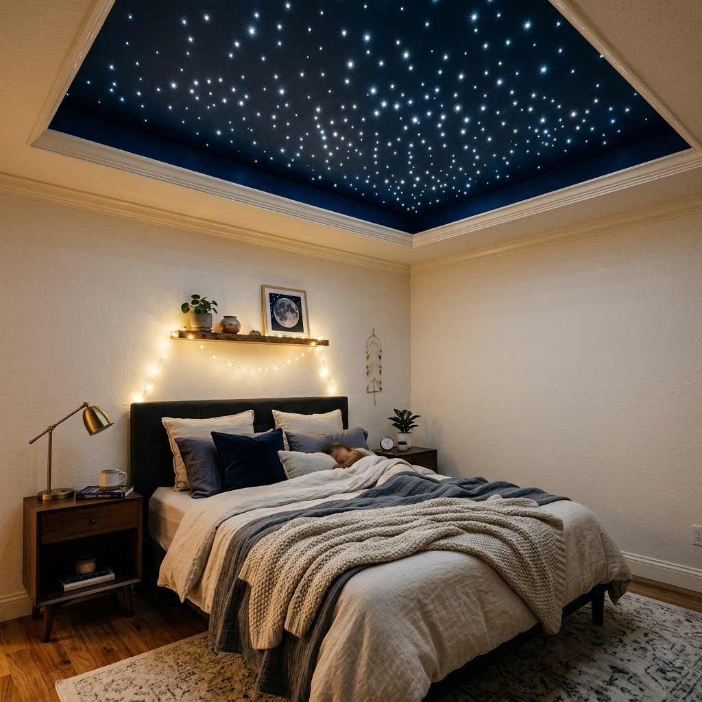 30 Bedroom Fall Ceiling Designs Ideas: for Modern and Cozy Spaces 15 Star-Studded Ceiling Ideas