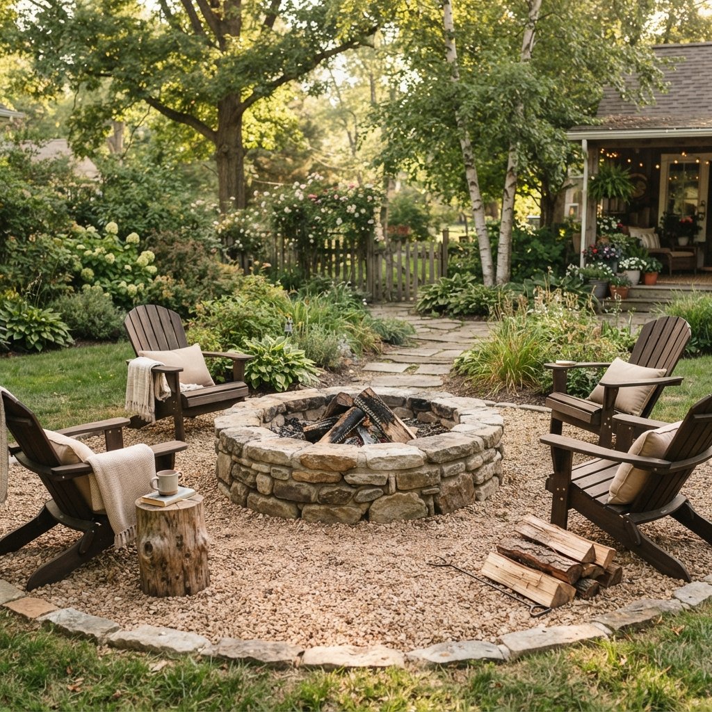 30 Backyard Fire Pit Ideas to Transform Your Outdoor Space 3 Stone Circle Backyard Fire Pit Ideas