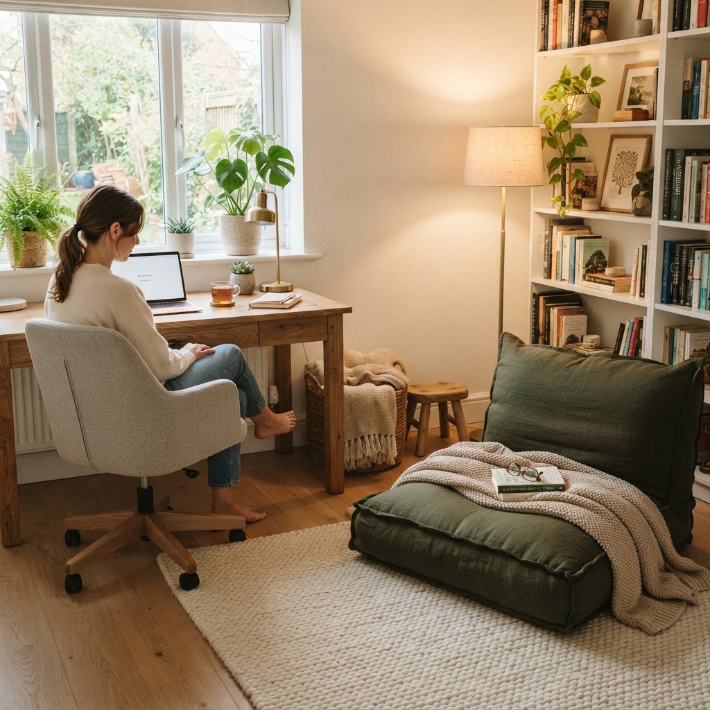 30 Study Room Ideas to Spark Focus and Creativity 29 Study Room Comfortable Seating Ideas
