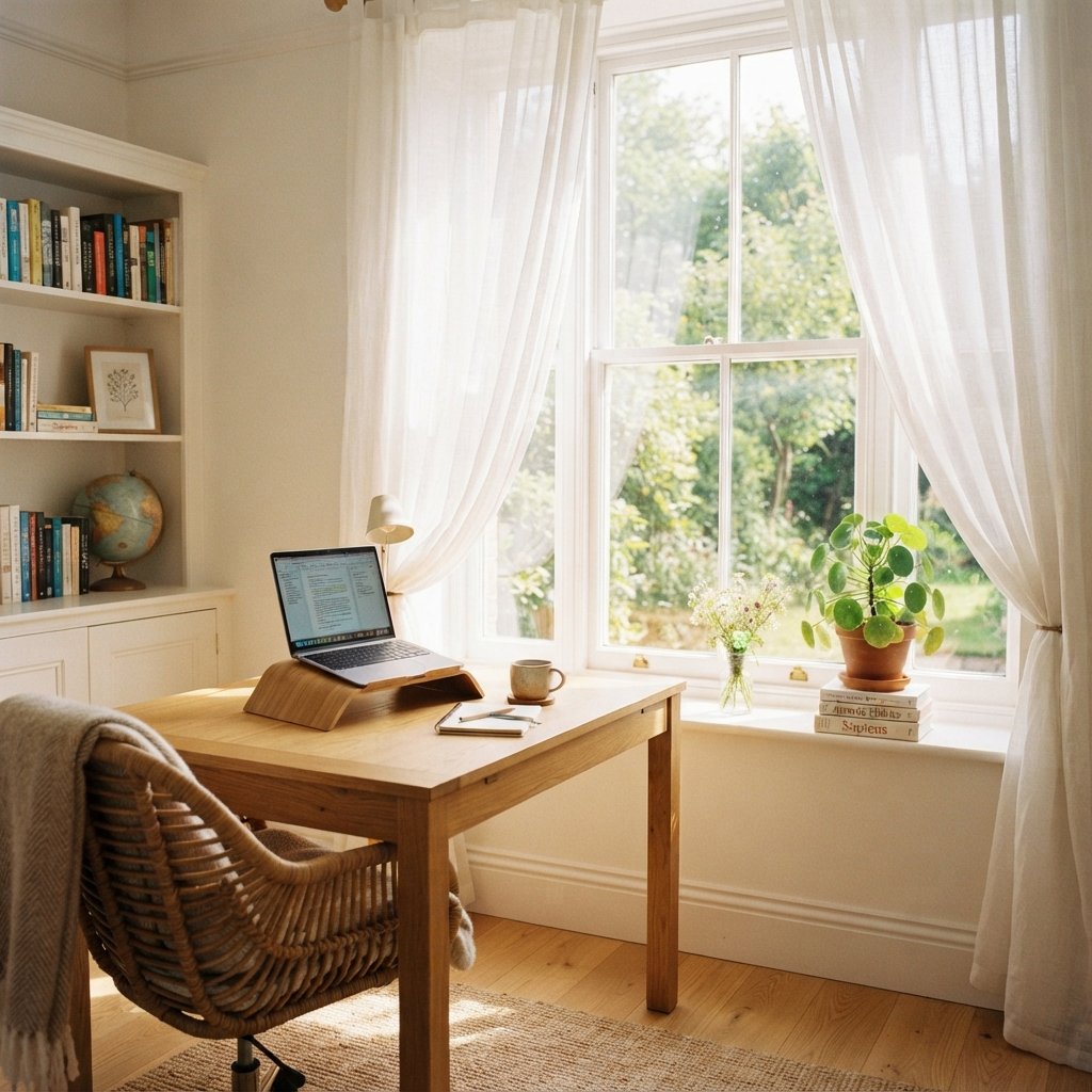 30 Study Room Ideas to Spark Focus and Creativity 14 Study Room Natural Light Ideas