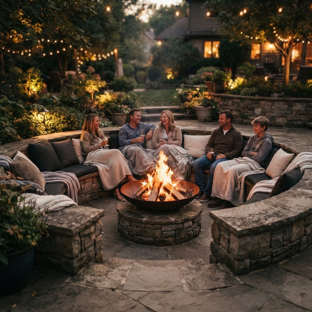 30 Backyard Fire Pit Ideas to Transform Your Outdoor Space 2 Sunken Seating Backyard Fire Pit Ideas