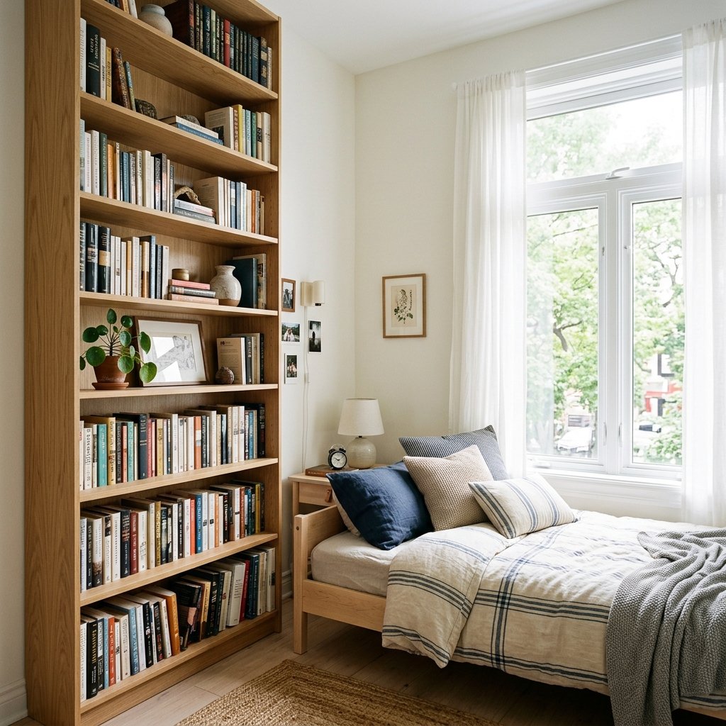 30 Small Bedroom Ideas for Couples That Feel Cozy, Not Cramped 10 Vertical Space Ideas