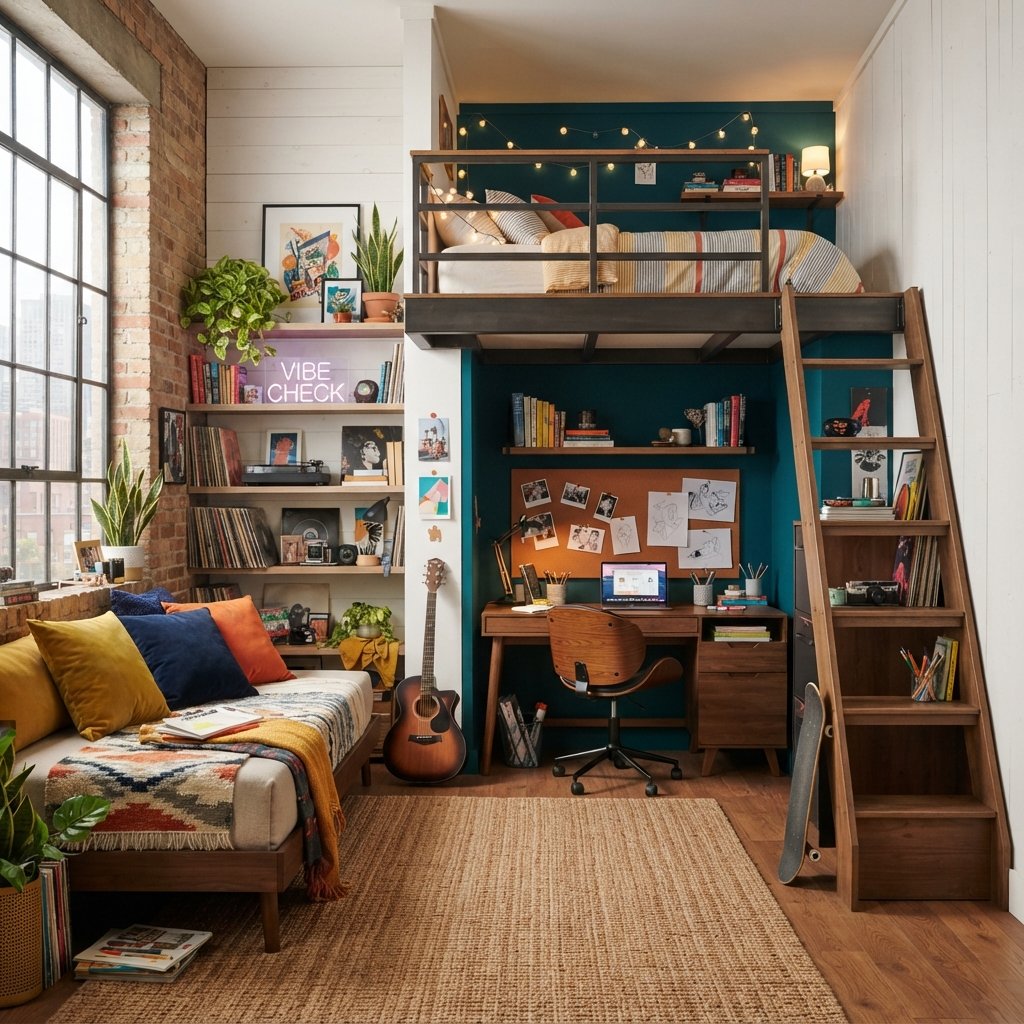 30 Loft Bedroom Ideas Creative Ways to Design Your Dream Space 16 Loft Bedroom Ideas for Teenagers
