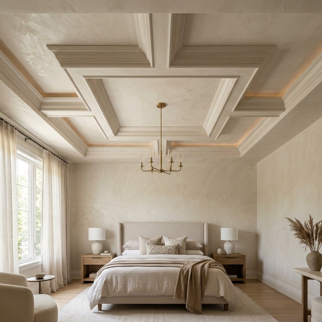 30 Bedroom Fall Ceiling Designs Ideas: for Modern and Cozy Spaces 6 Textured Plaster Ceiling Ideas