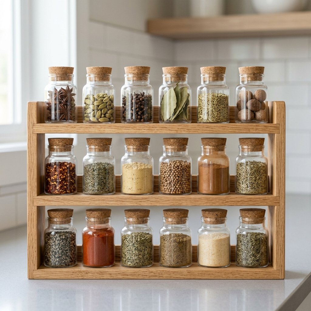 30 Kitchen Organization Ideas: Ways to Transform Every Corner 5 Spice Rack Kitchen Organization Ideas