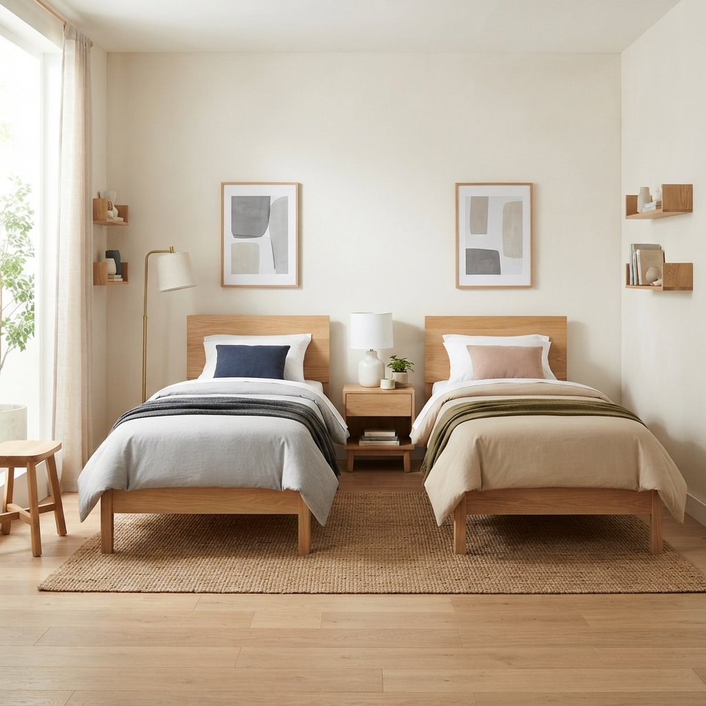 30 Twin Bedroom Ideas That Bring Fresh Style to Any Shared Space 5 Twin Bedroom Color Scheme Ideas