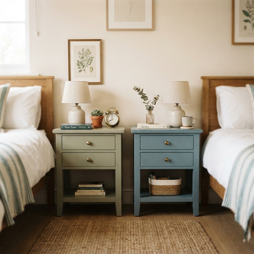 30 Twin Bedroom Ideas That Bring Fresh Style to Any Shared Space 19 Nightstand Twin Bedroom Ideas