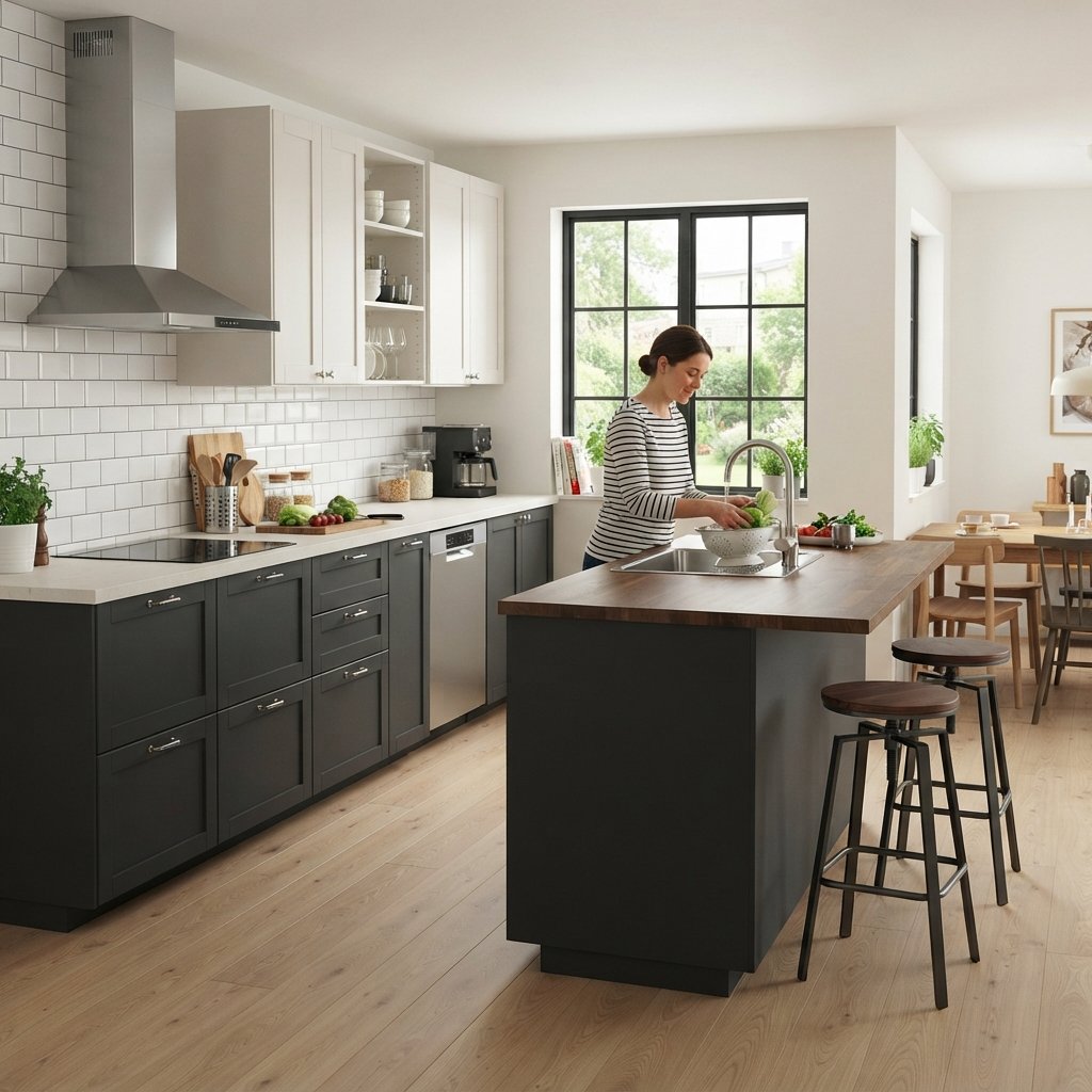 30 IKEA Kitchen Ideas: Inspiring Ways to Reimagine Your Space 14 Two Tone IKEA Kitchen Ideas