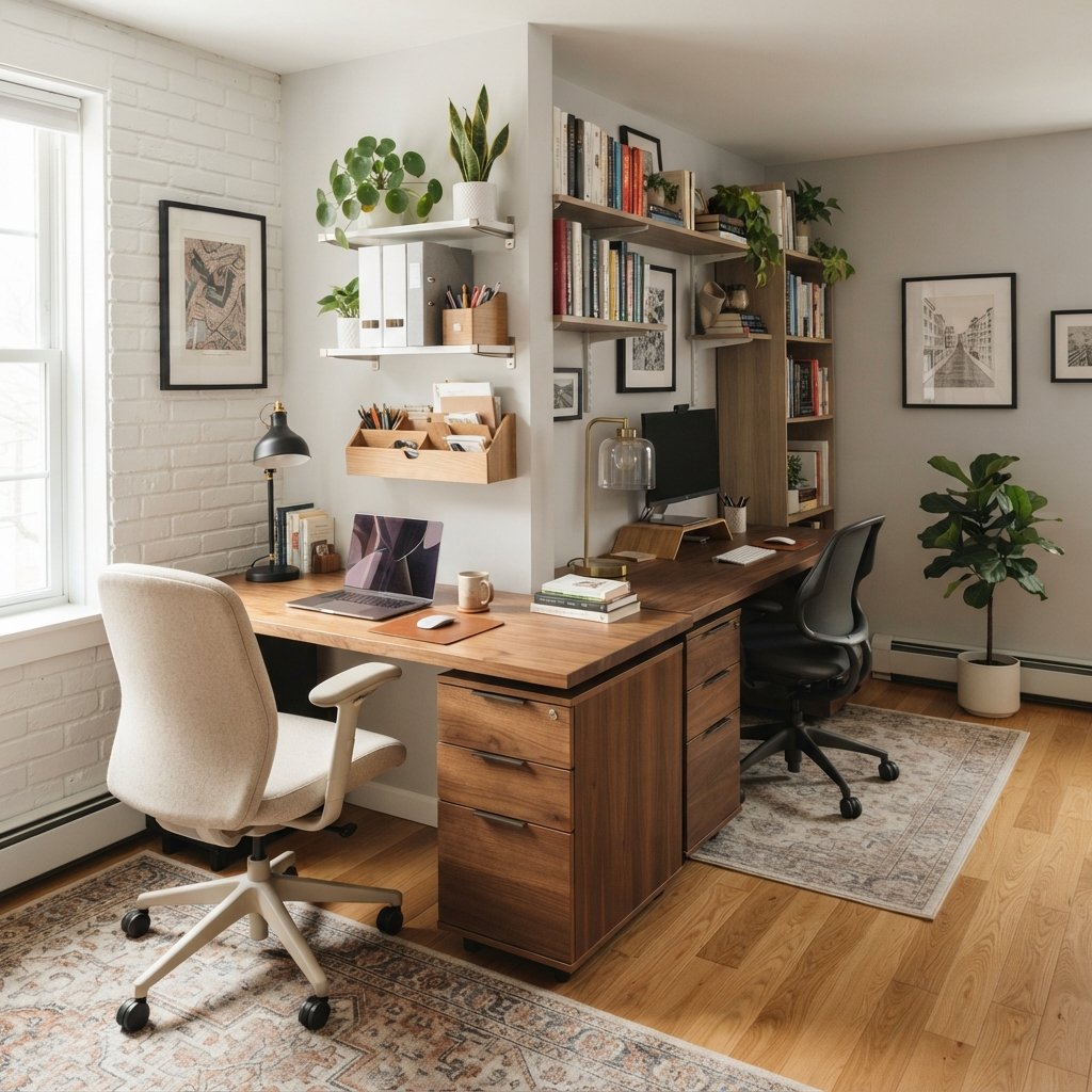 30 Study Room Ideas to Spark Focus and Creativity 17 Study Room Ideas for Two