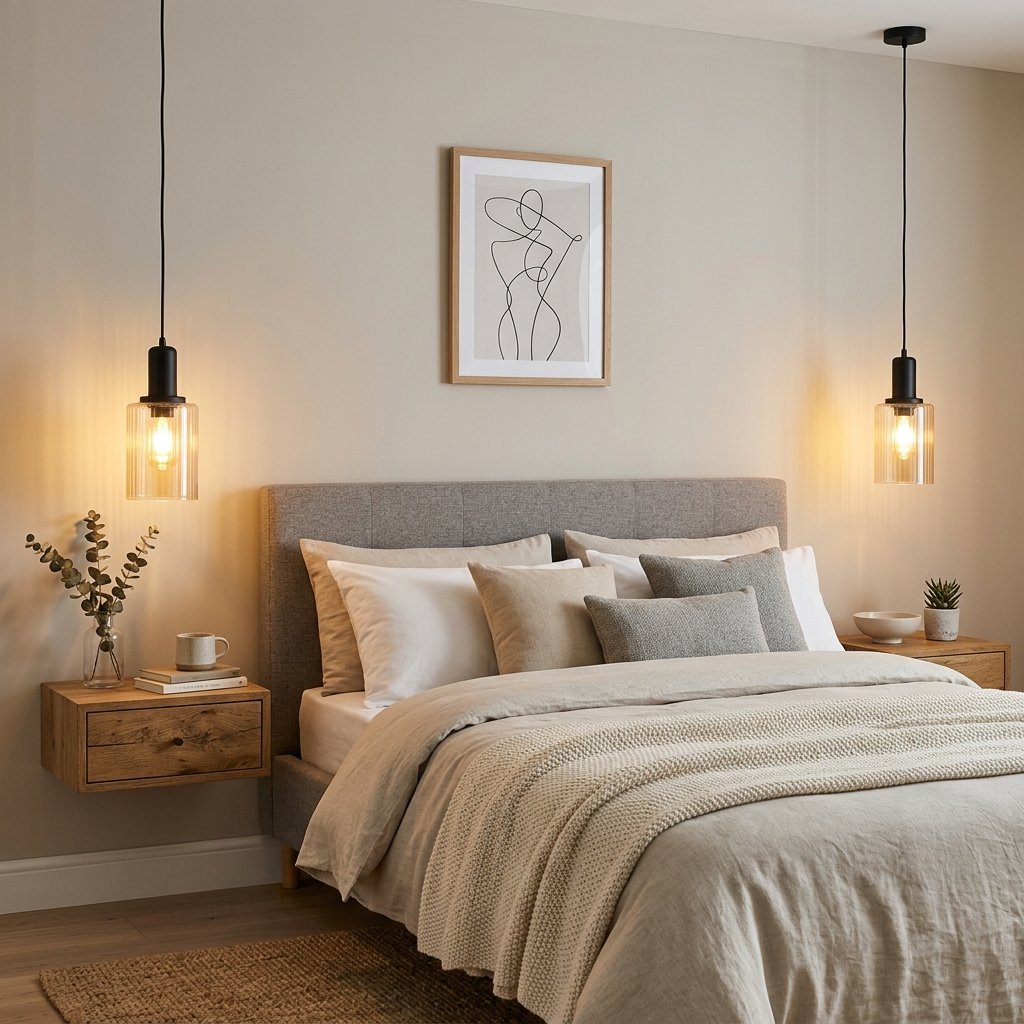 30 Small Bedroom Ideas for Couples That Feel Cozy, Not Cramped 21 Pendant Lighting Ideas