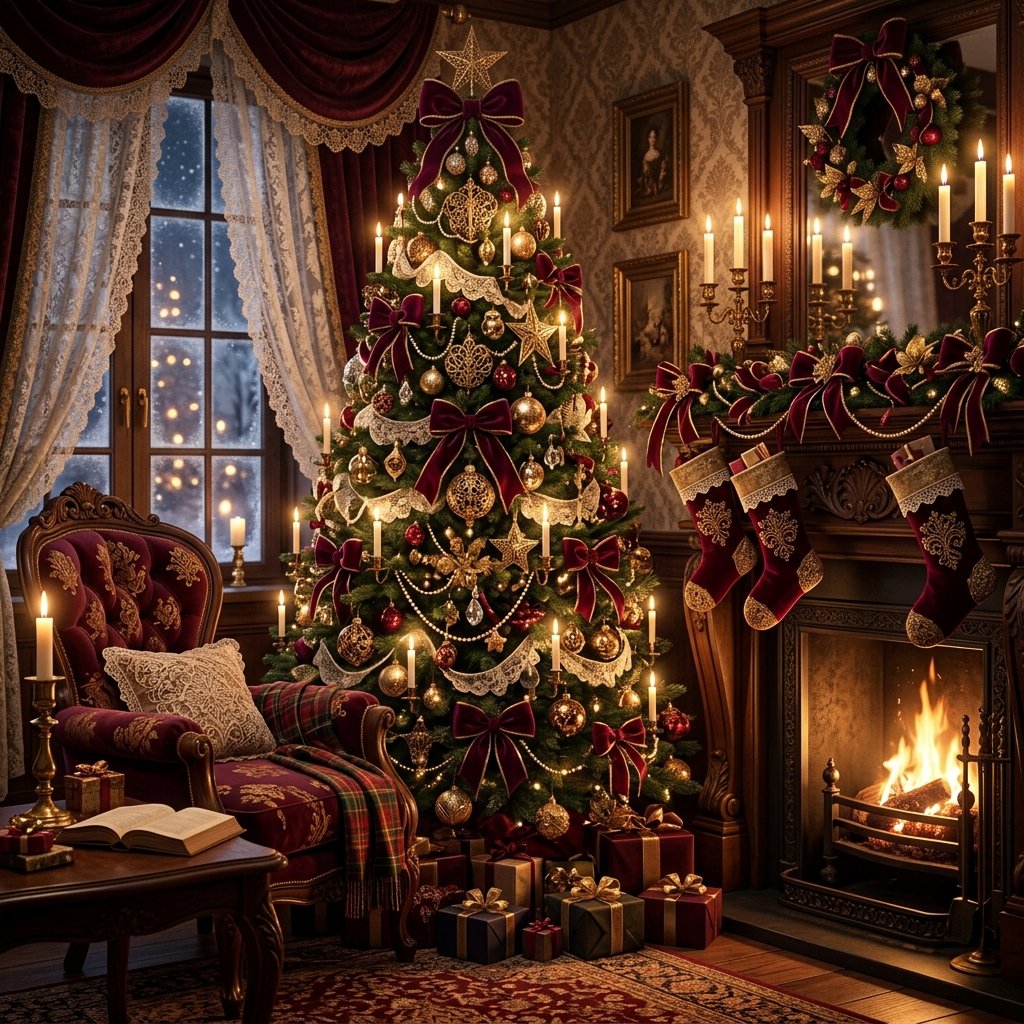 30 Vintage Christmas Decor Ideas That Bring Classic Holiday Charm to Your Home 2 Victorian Christmas Decor Ideas