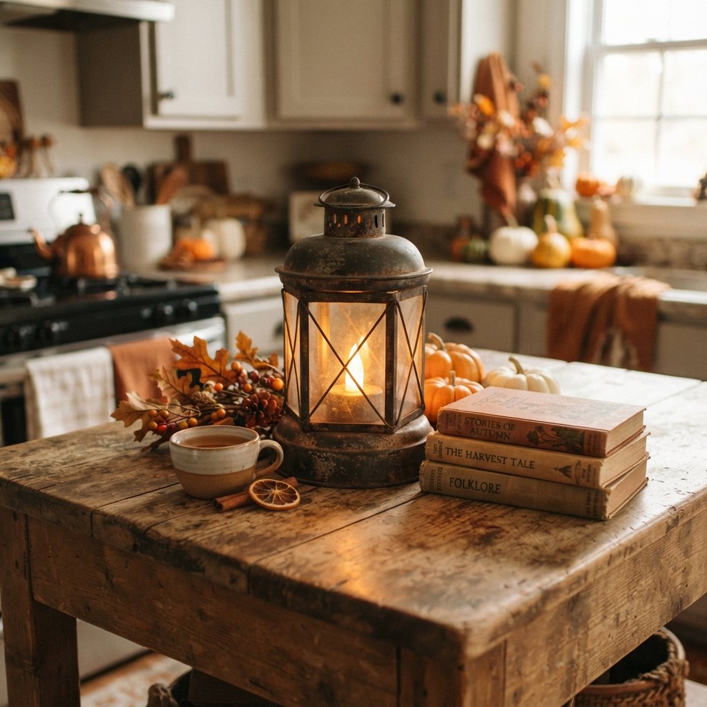30 Fall Kitchen Island Decor Ideas: To Warm Up Your Home This Season 30 Vintage Lantern Decor Ideas