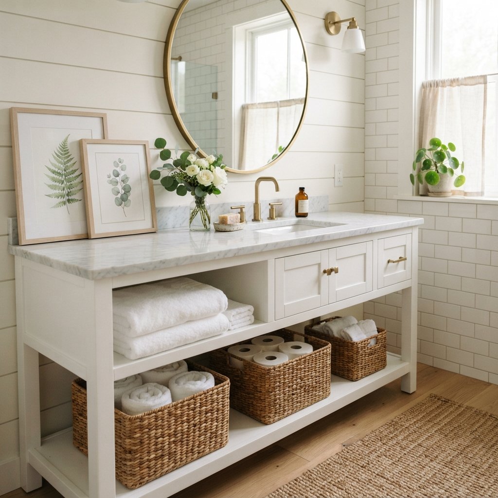 30 Stunning White Bathroom Ideas That Create a Bright & Luxurious Space 31 White Bathroom Decor Ideas